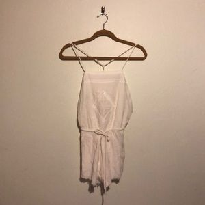 Brandy Melville off white romper